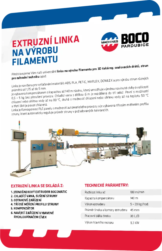 filament | BOCO Pardubice