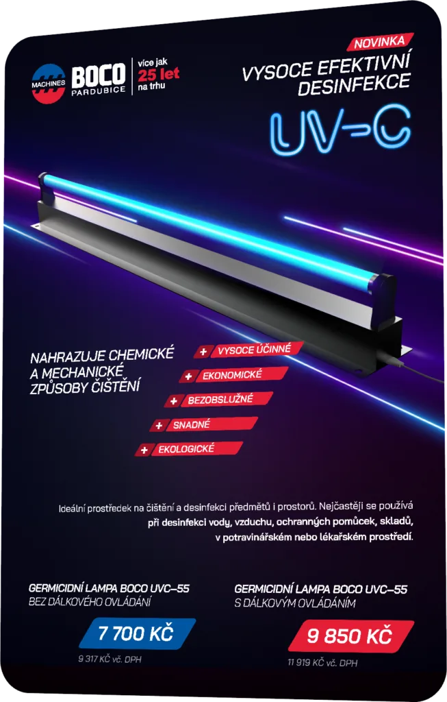 lampauvc 55 | BOCO Pardubice